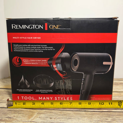 NIOB New REMINGTON One Multi-Style Hair Dryer D31A Black