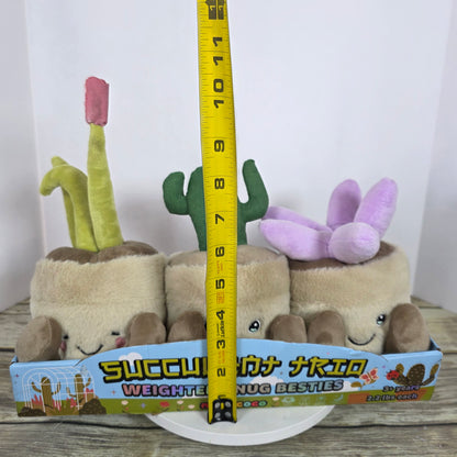 New Mimicoco Succulent Trio Weighted Snug Besties 2.2 lbs Each
