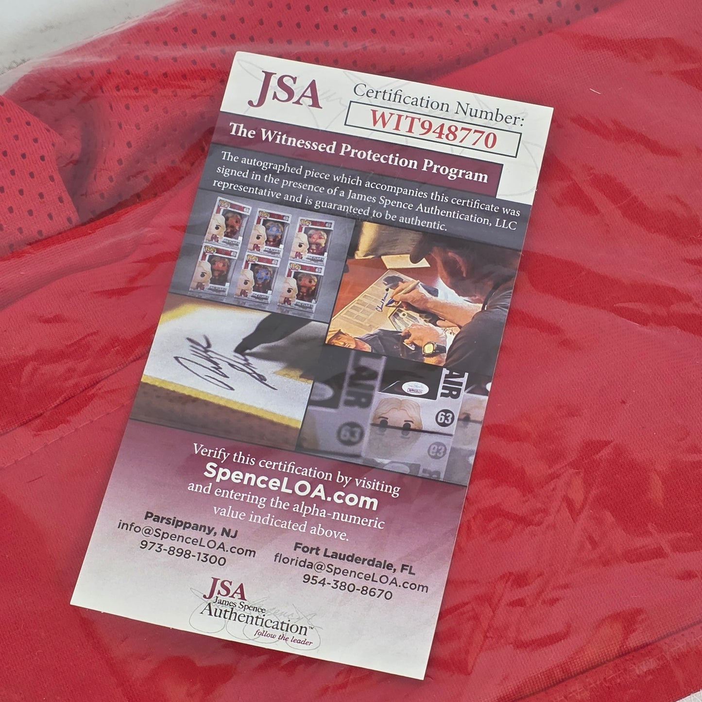 Signed Autographed JSA Certified Taylor Football Jersey XL