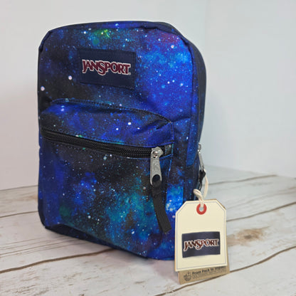 NWT New JANSPORT Mini Backpack Lunchbox Cyberspace Galaxy Big Break