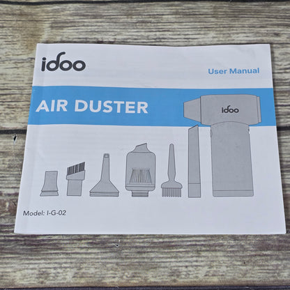 NIOP Idoo Air Duster with Attachments I-G-02 Black