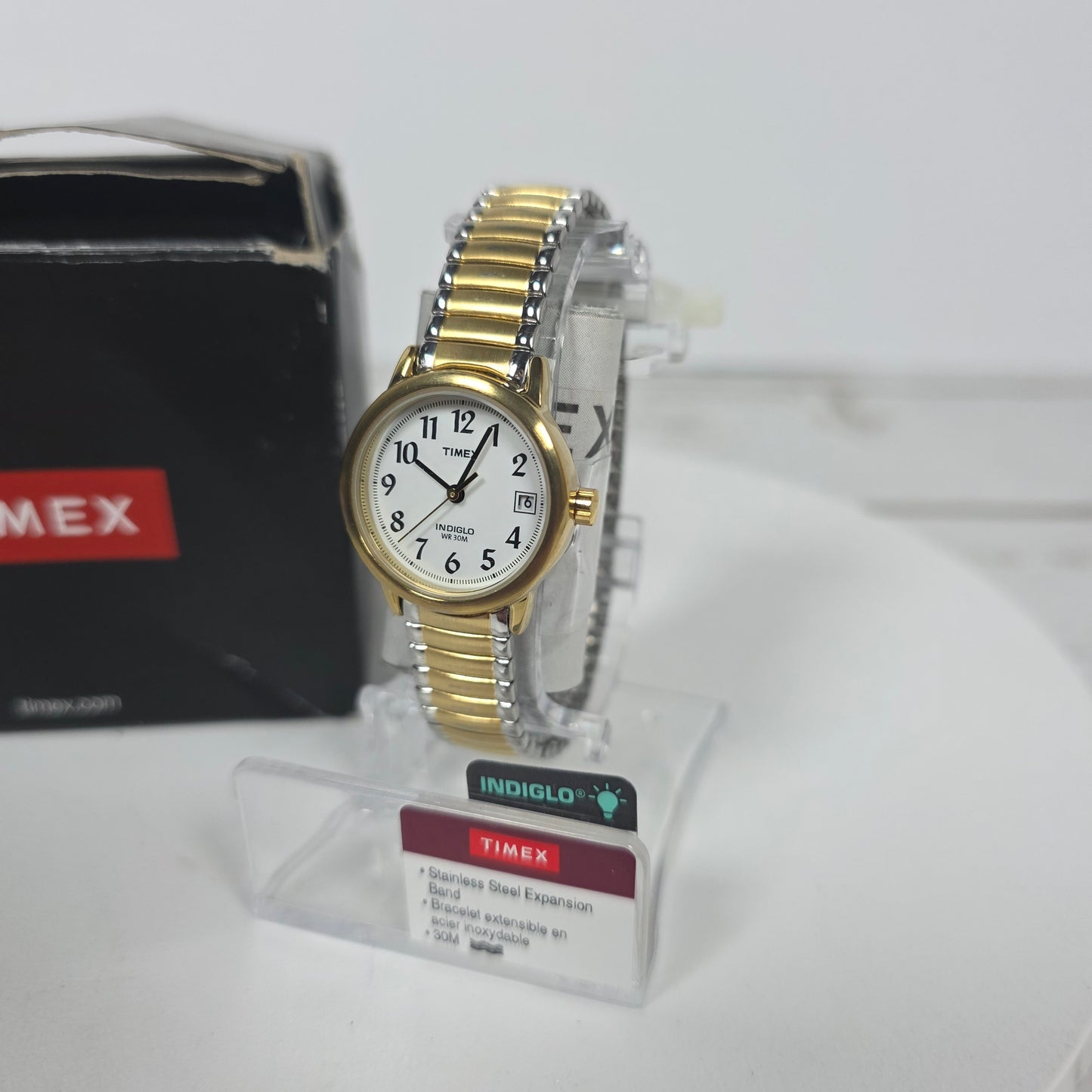 Women's Timex Watch Indiglo WR30M 95 T 12MM LUG T2H381 9J