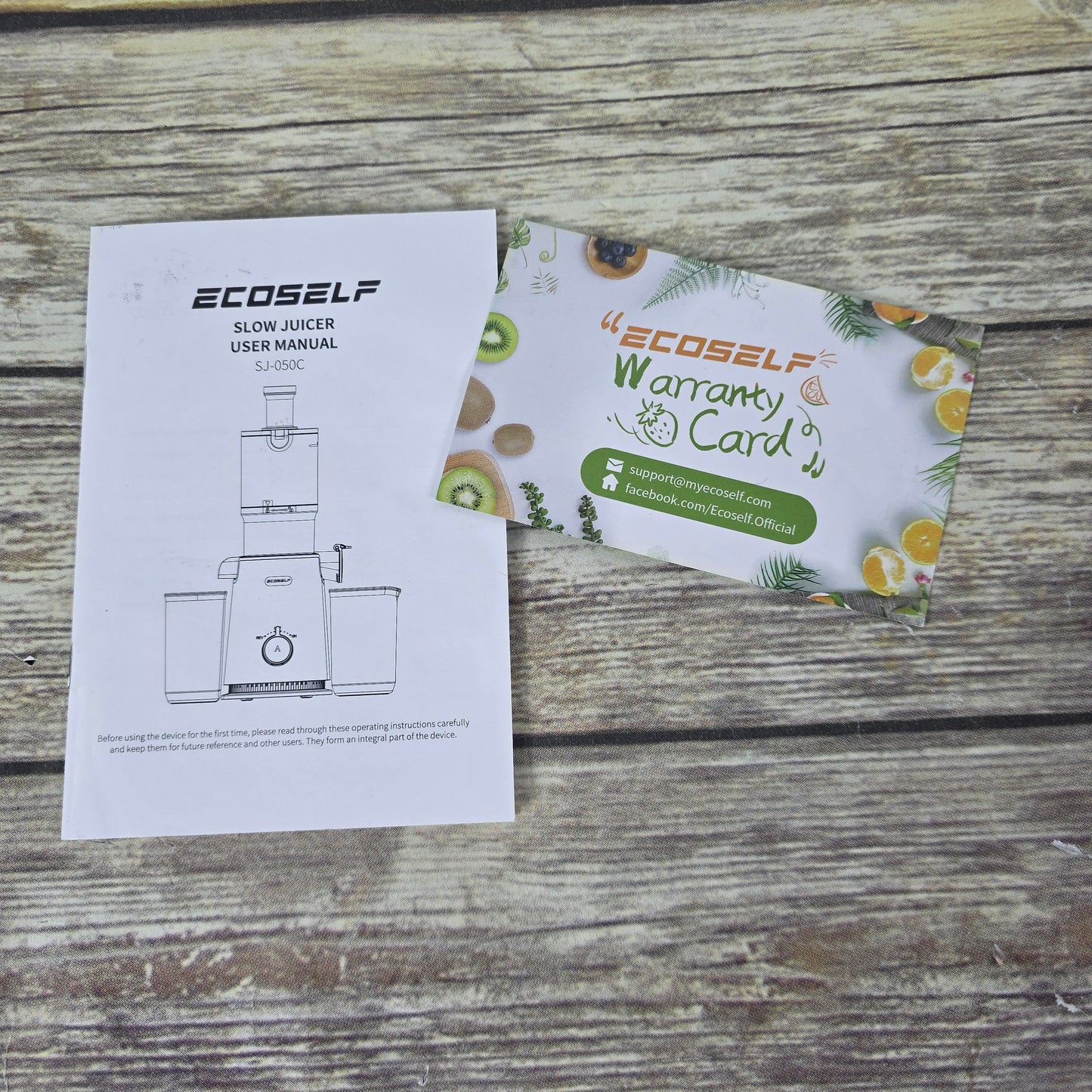 NIOB New Ecoself Big Mouth Slow Juicer Black SJ-050C