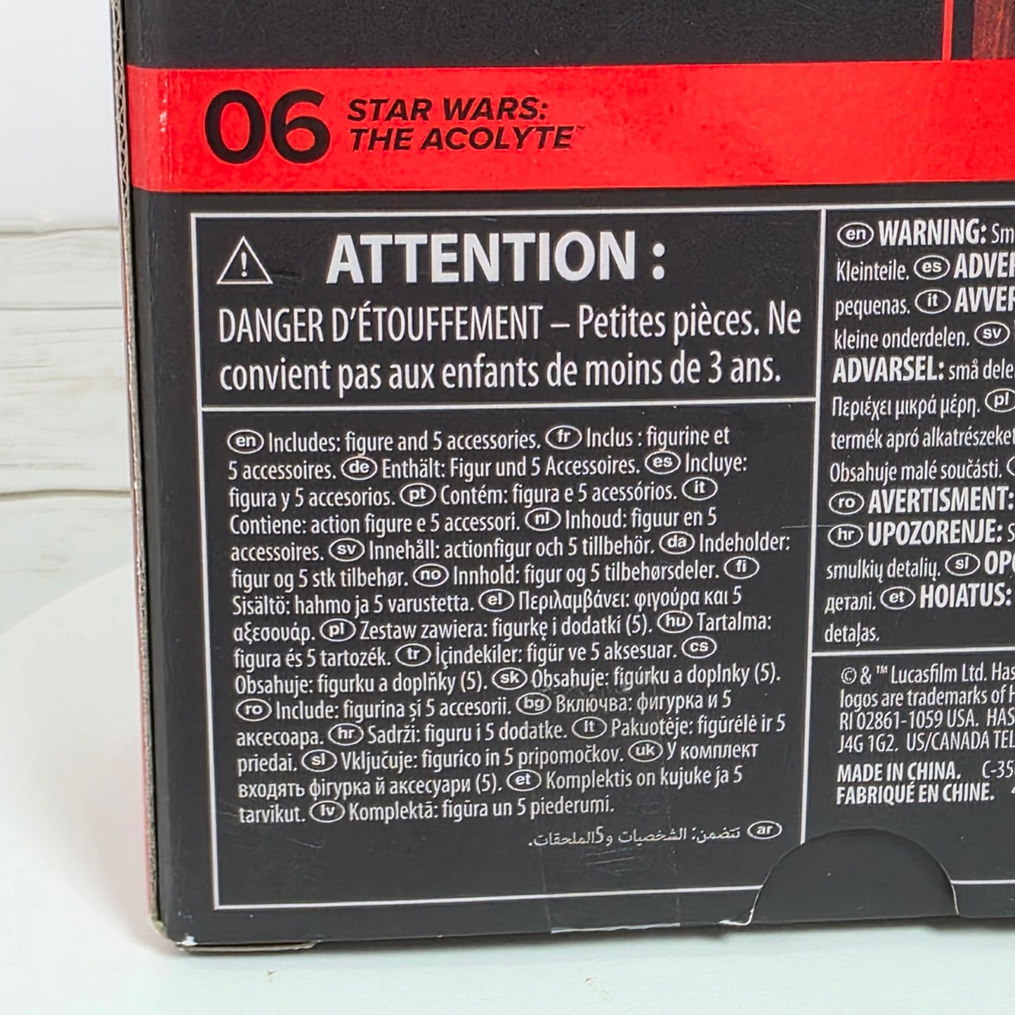 NIB New Star Wars The Black Series The Acolyte Mae (Assassin)