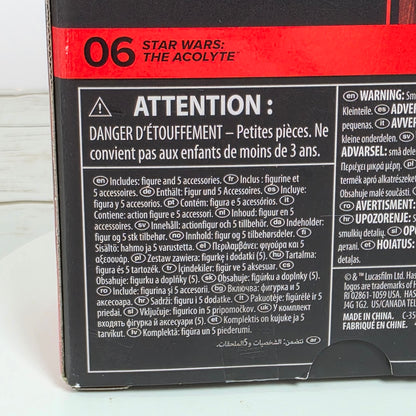 NIB New Star Wars The Black Series The Acolyte Mae (Assassin)