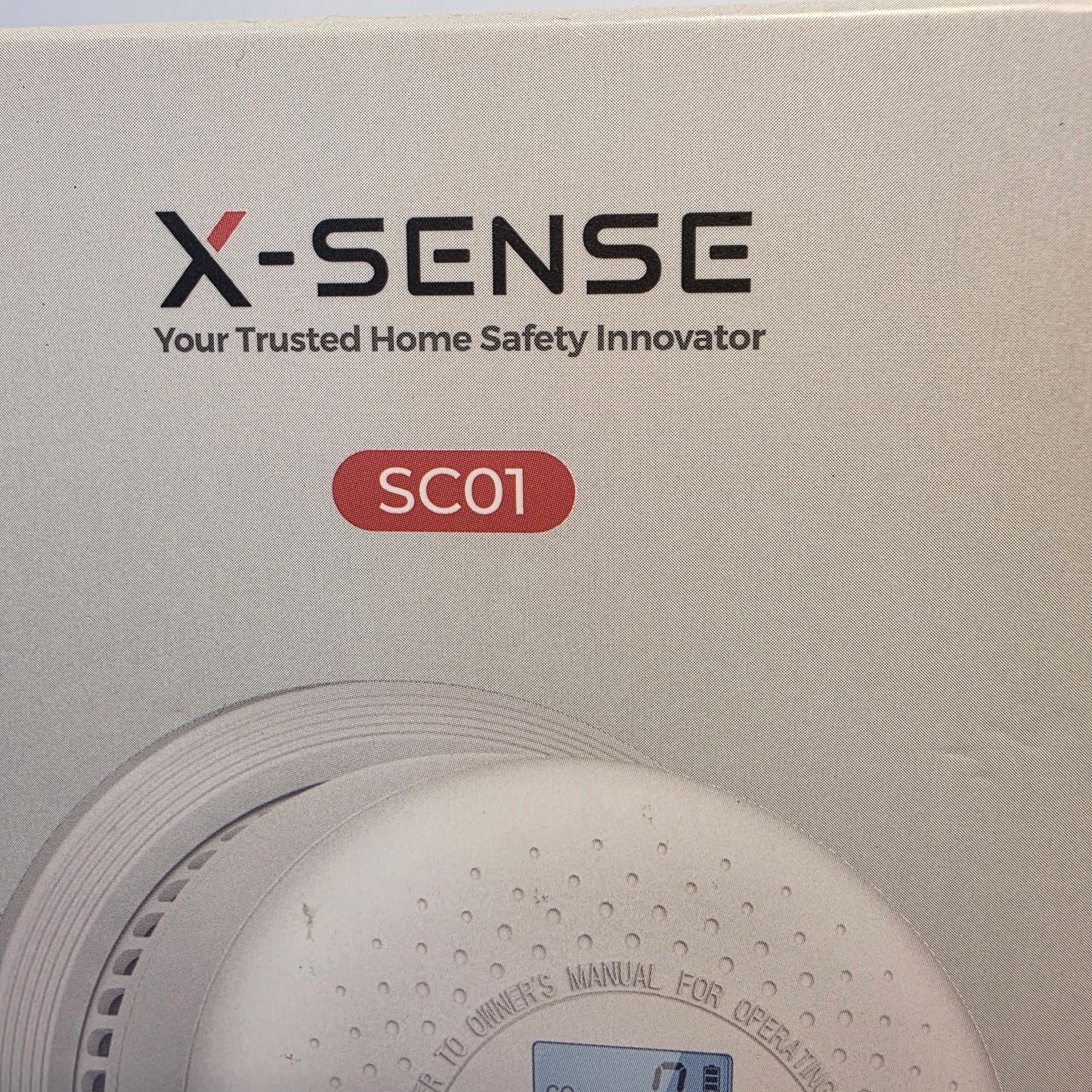 X-Sense Smoke Detector Carbon Monoxide Detector Combo, 10-Year Battery Smoke Detector with Display, Standalone Model SC01, Single Pack