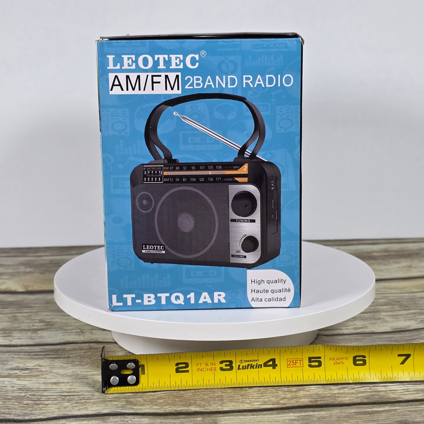 NIOB New LEOTEC AM/FM 2Band Radio LT-BTQ1AR