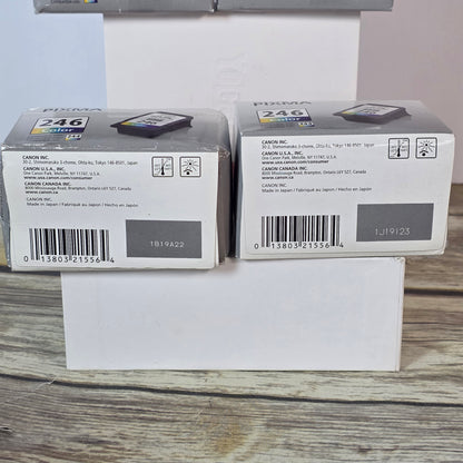 Lot of Canon PIXMA 6 246 Color + 1 245 - 7 total!