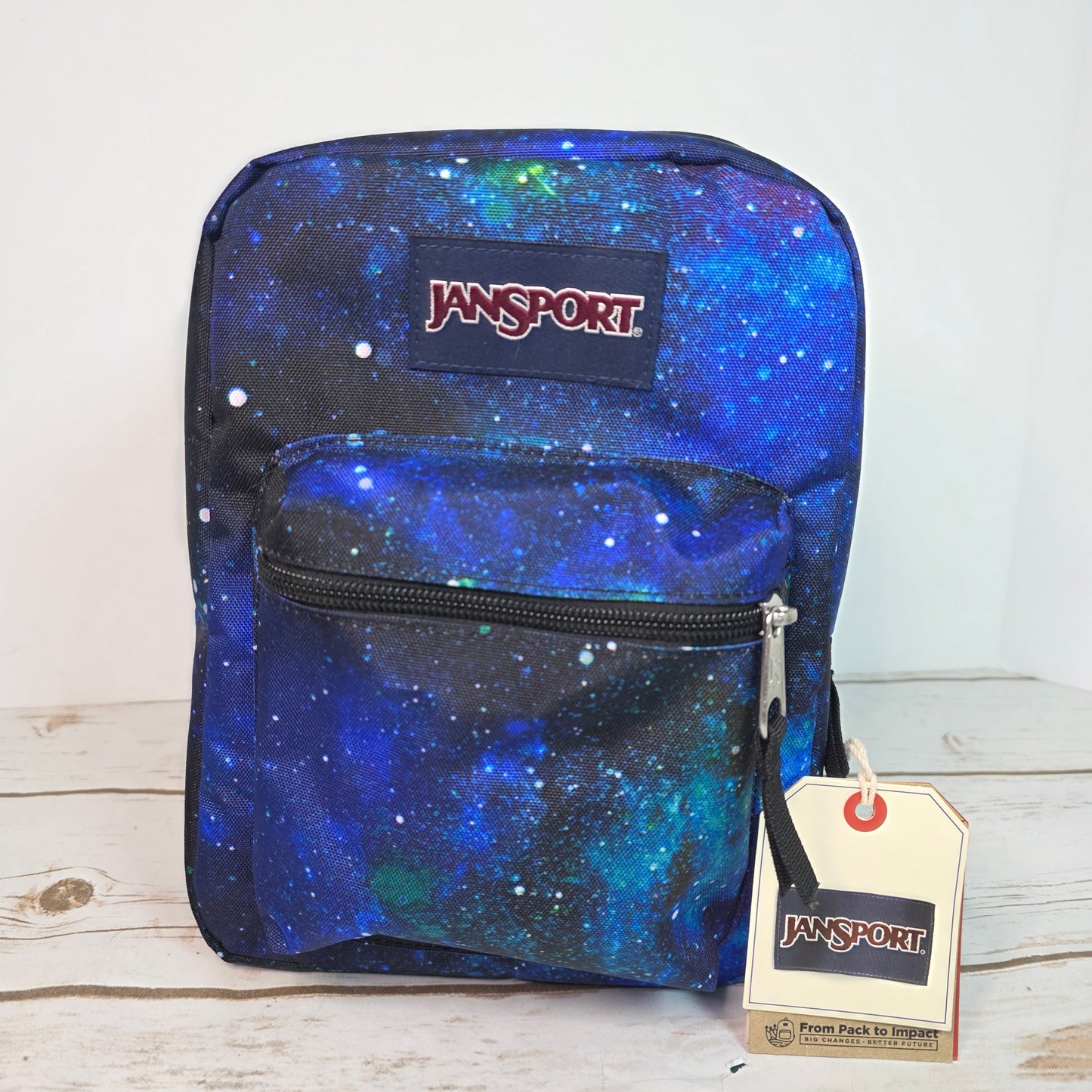 NWT New JANSPORT Mini Backpack Lunchbox Cyberspace Galaxy Big Break