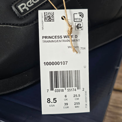 NIB Reebok Classic Women's Princess 8.5 Wide Black