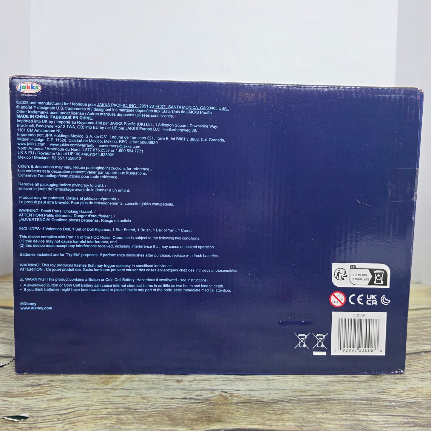 New Disney WISH Movie Magical Moving & Talking Valentino Doll