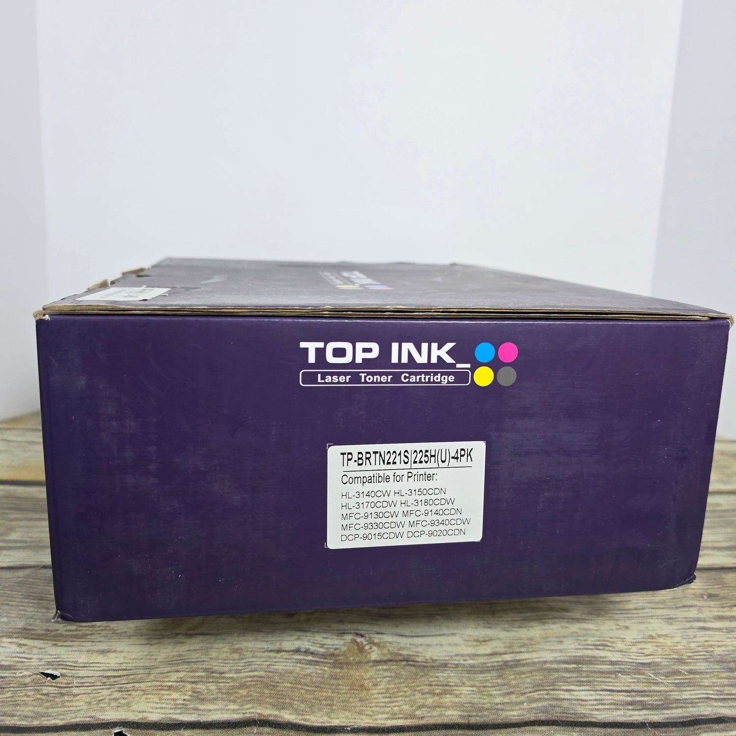 NIB New TOP INK Toner Cartridge TP-BRTN221S | 225H(U)-4 Pack BROTHER