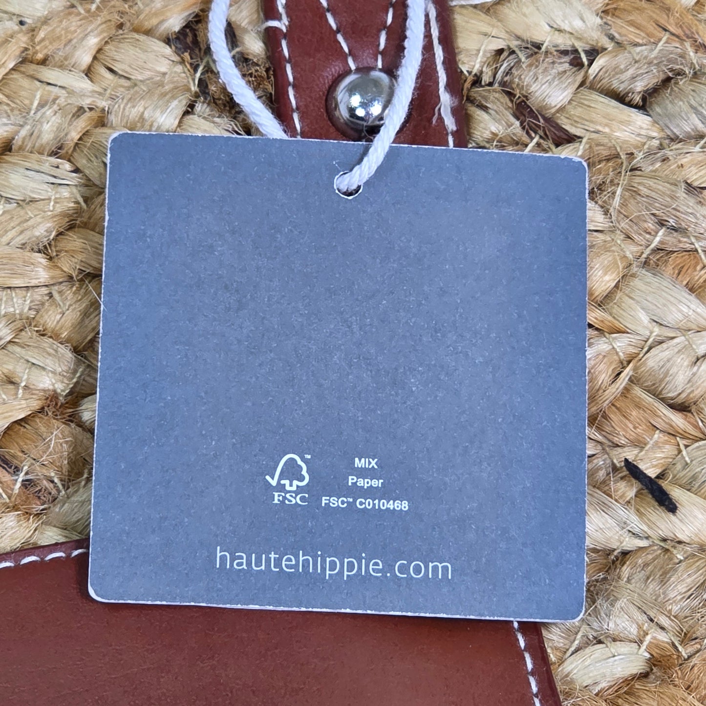 NWT New Haute Hippie Straw Woven Shoulder Bag #10781