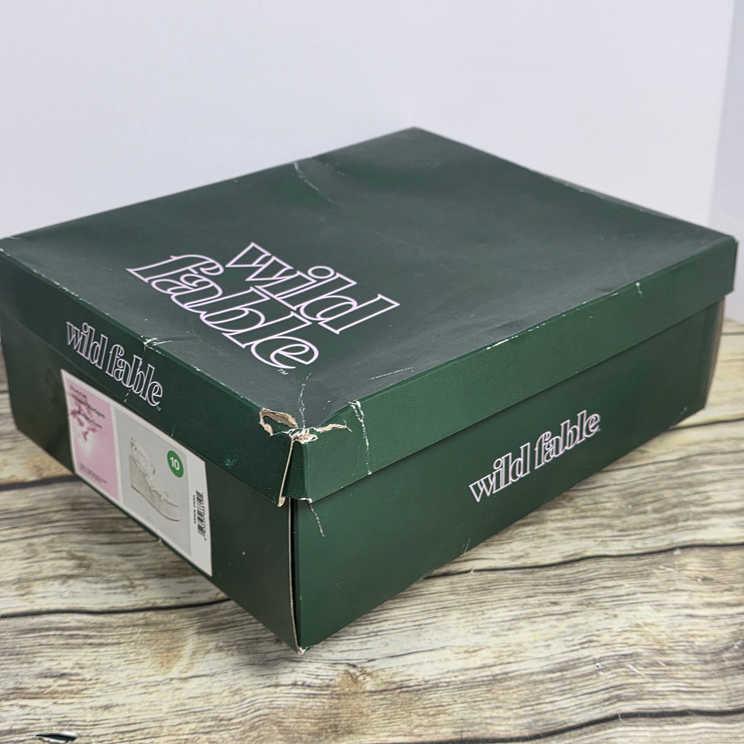 New Women's Wild Fable Ronnie Heels/Wedge Heathered Cream  Size 10