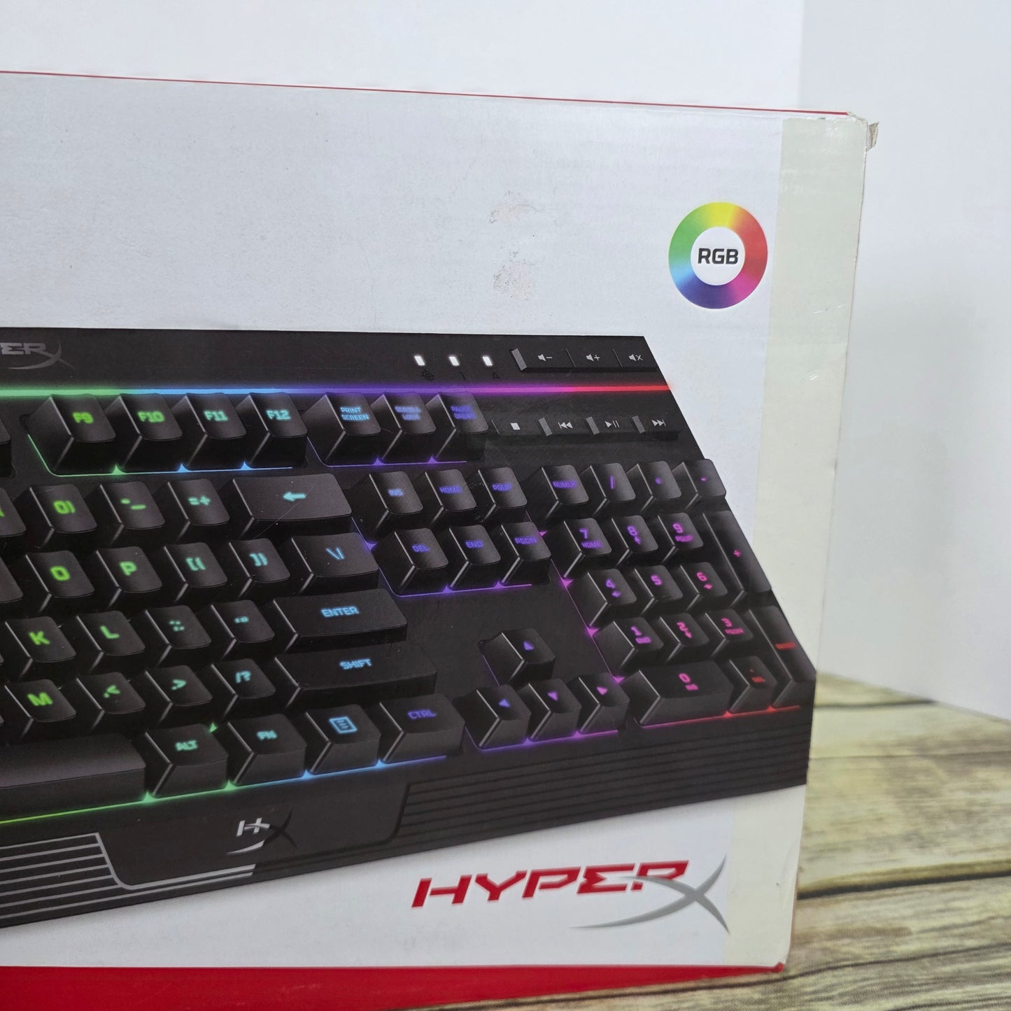NIB New HyperX Alloy Core RGB Gaming Keyboard