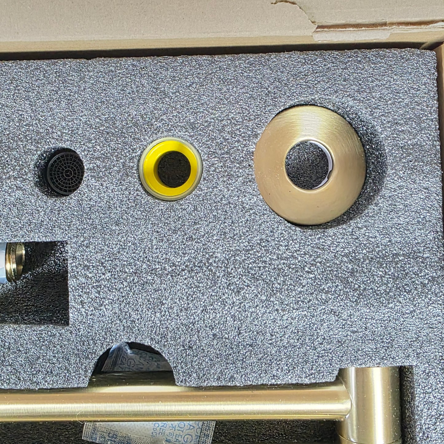 NIB KES Gold Pot Filler with Heat-Resistant Cartridge, 26" Brushed Gold Pot Filler Faucet Over Stove