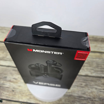 NIB New MONSTER Verse Wireless Bluetooth Earbuds Black
