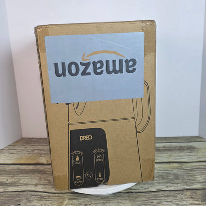 NIB New DREO BaristaMaksr Milk Frother Model No. DR-KMF001 Stainless Steel