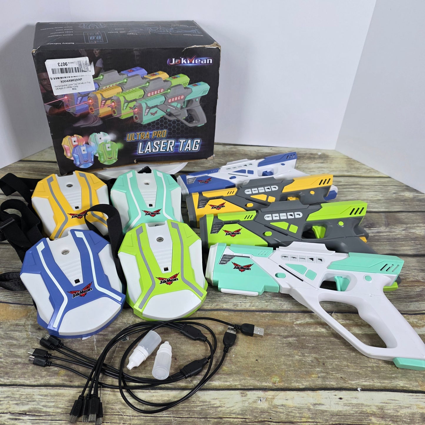 NIOB New JakMean Rechargeable Laser Tage Set for 4 KZQ-Q184