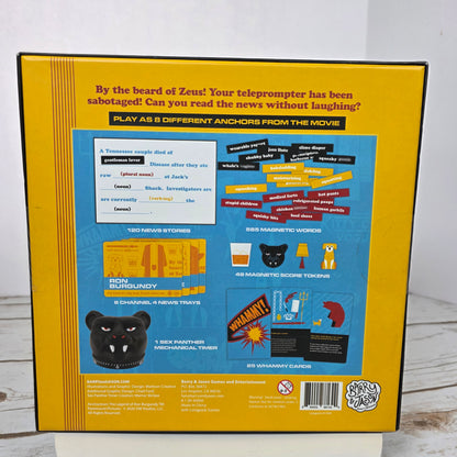 New Anchorman: The Legend of Ron Burgundy The Game Improper Teleprompter Sex Panther Timer
