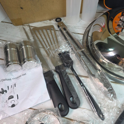 NIOB New Home Complete 28-Piece Deluxe Griddle Set