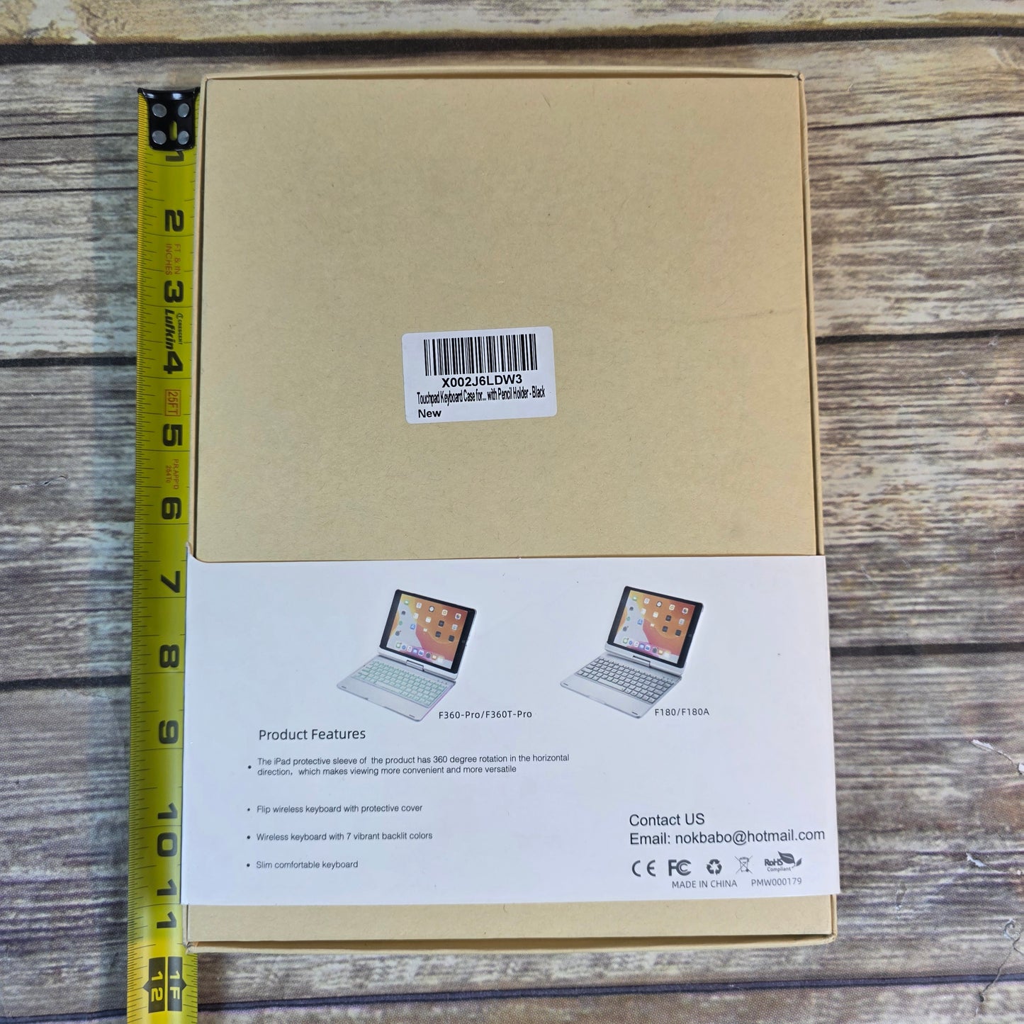 NIOB NokBabo F180 F360 NOKBABO's Keyboard iPad 9.7" /  10.2" / 10.5" Black