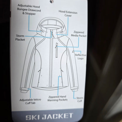 NWT New Women's TEC-ONE Explorer Ski/Snowboarding Jacket Pongee Lilac Purple 2X (20W-22W)