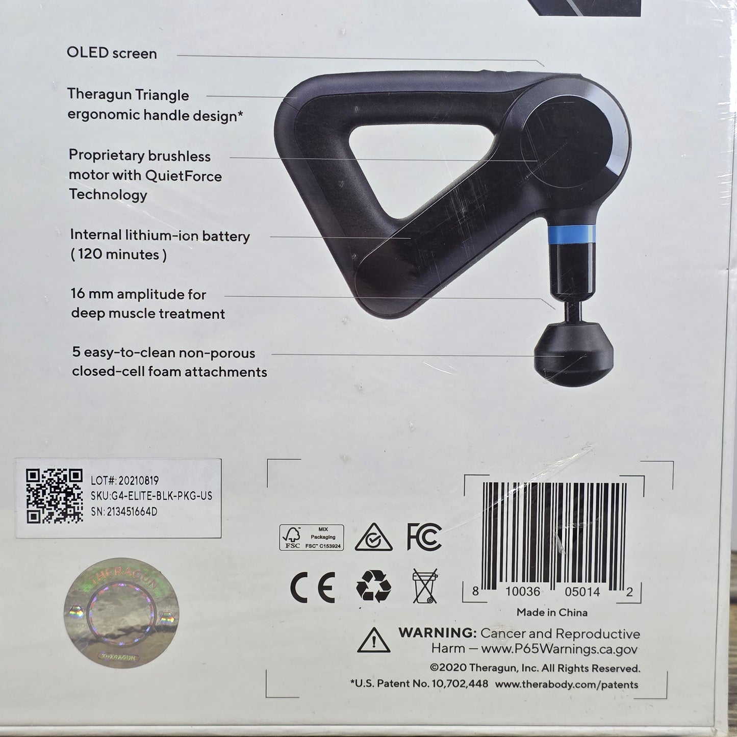 NIB New TheraGun Elite Smart Percussive Therapy Device Massager