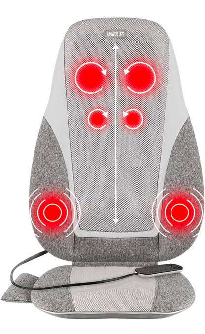 HoMEDICS Shiatsu Kneading & Vibration Cushion w/Heat Massager
