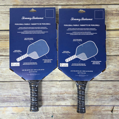 Set of 2 New Tommy Bahama Pickleball Paddles Blue