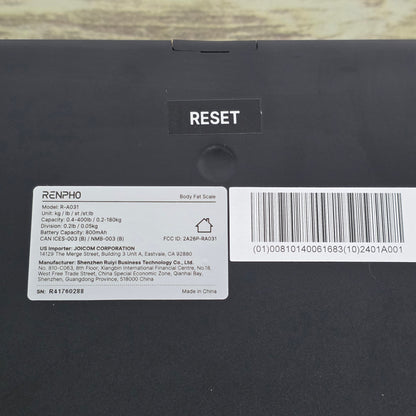 RENPHO ELIS NOVA Smart Body Scale Weight BMI Health Tracking