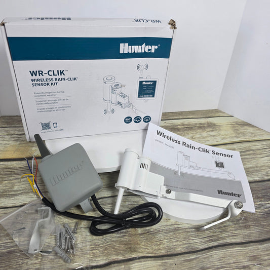 NIB New Hunter Sprinkler WR-CLIK Wireless Rain-CLIK Sensor Kit