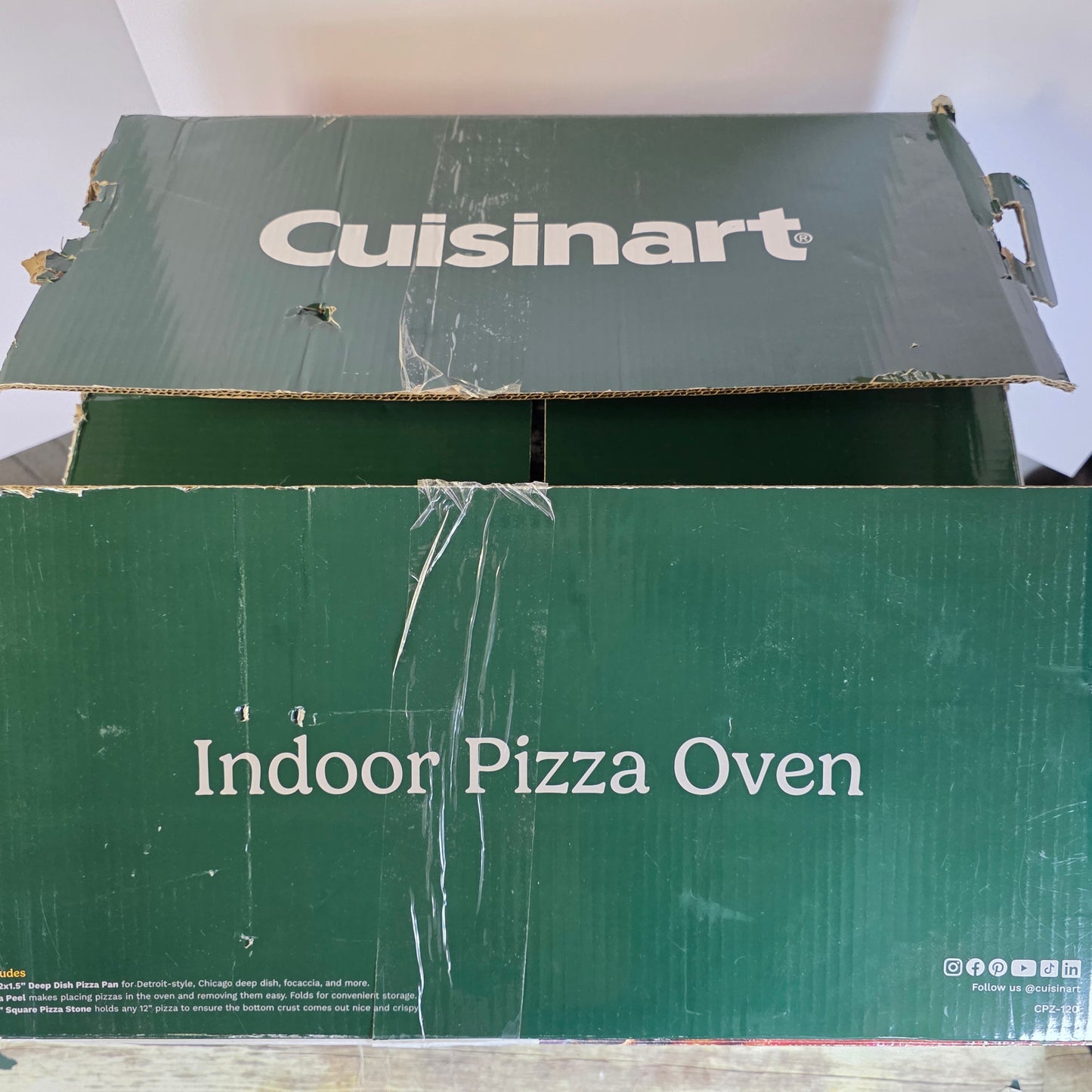 NIOB New Cuisinart Indoor Pizza Oven