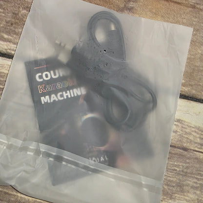 NIB New Courpal Karaoke Machine with 2 Microphones Bluetooth