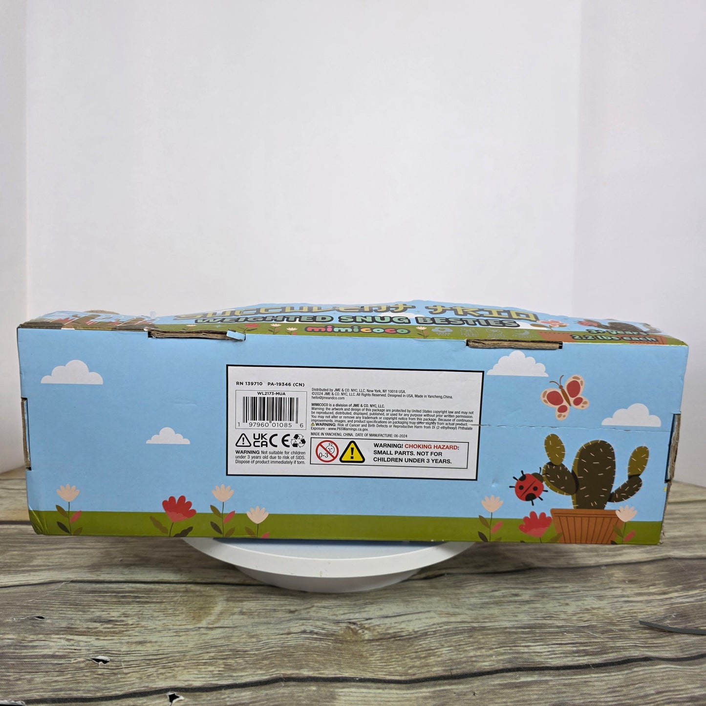 New Mimicoco Succulent Trio Weighted Snug Besties 2.2 lbs Each