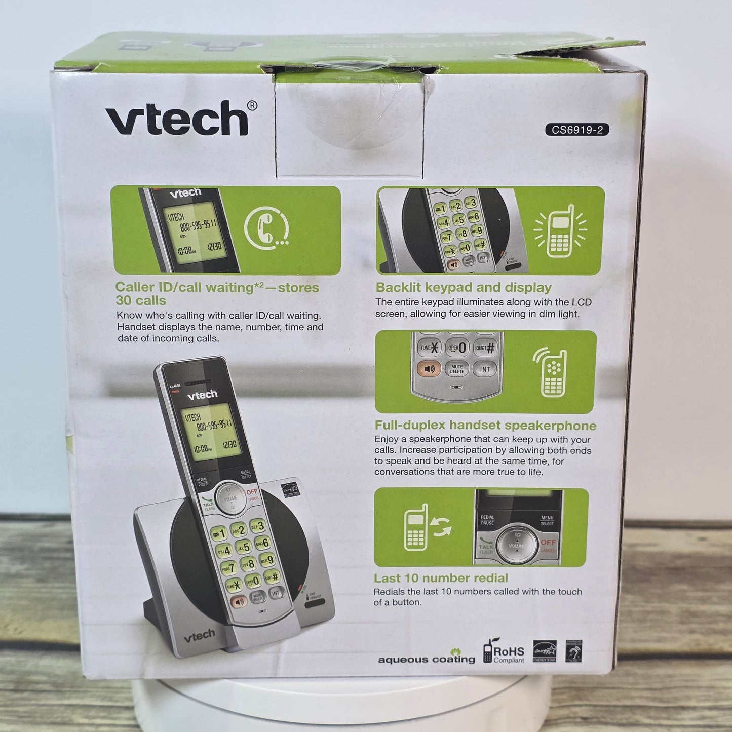Vtech Cordless Phone System 2 Handset w/ Caller ID CS 6919-2