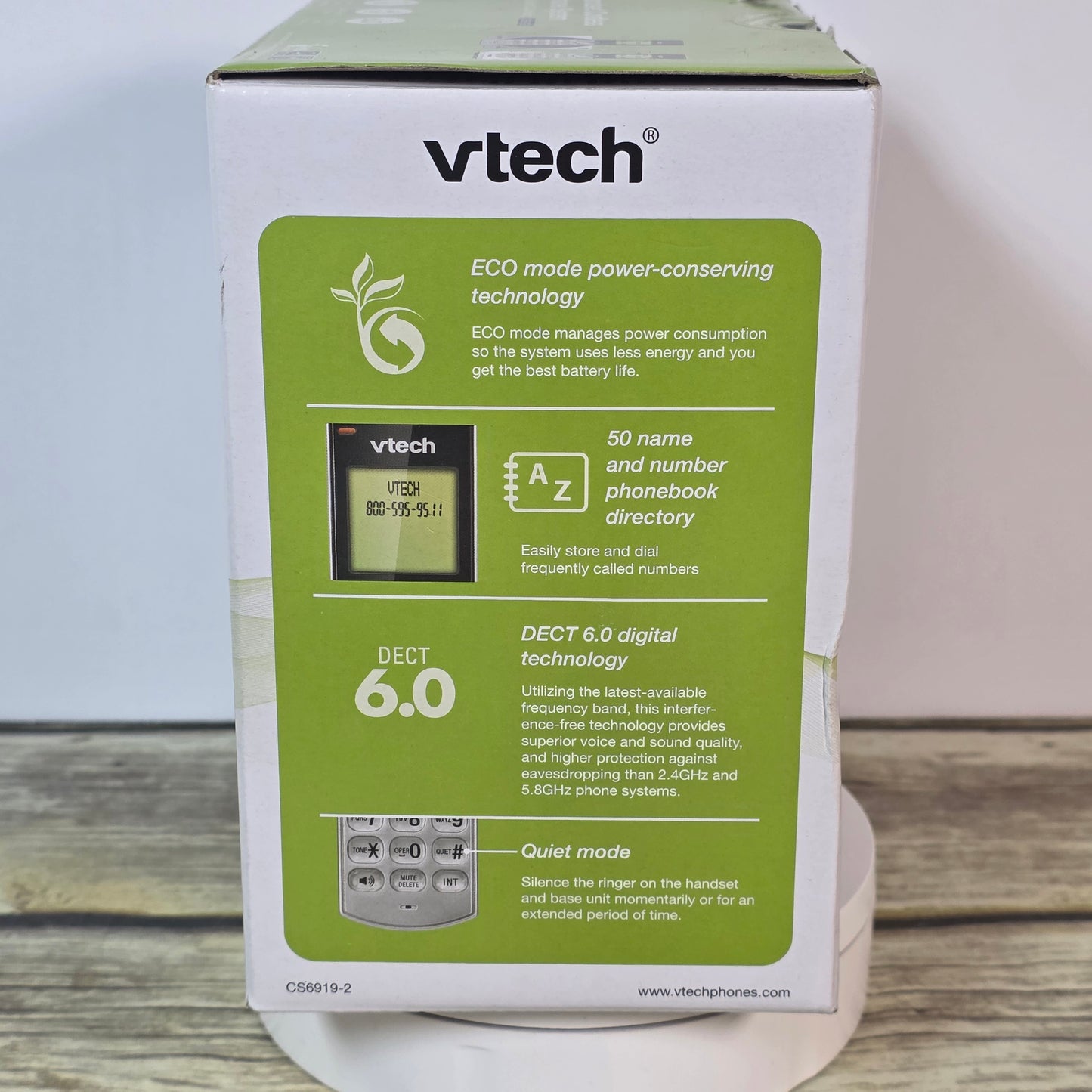 Vtech Cordless Phone System 2 Handset w/ Caller ID CS 6919-2