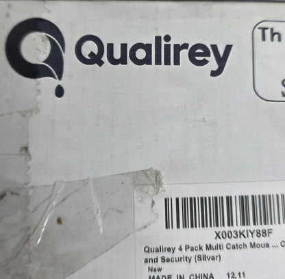 New Qualirey 4 Pack Multi Catch Mouse Trap Silver Pest Control