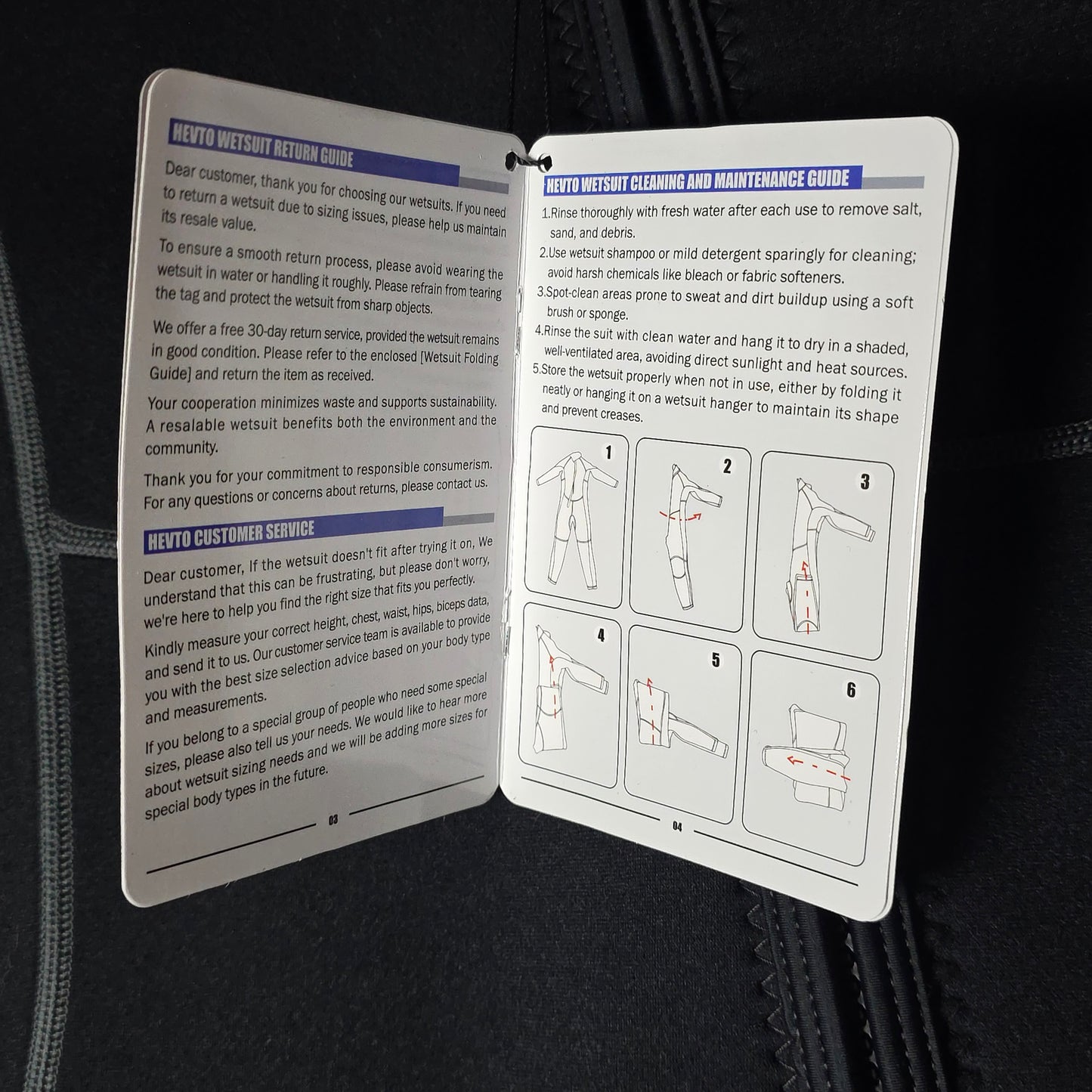 Hevto Men Wetsuits 3/2mm Neoprene Wet Suit Back Front Zip in Cold Water for Surfing Swimming Diving