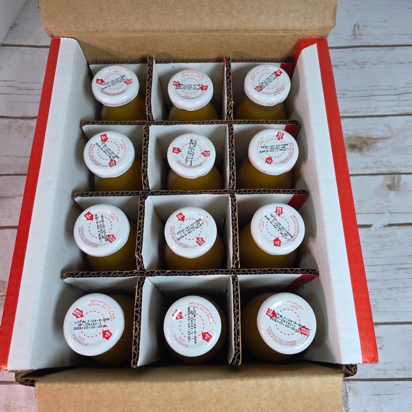 Pomona Organic Apricot Juice, Cold Pressed USDA Organic Juices, 100% Apricots, No Added Sugar, Not From Concentrate, Vegan, Kosher, Non GMO, Pasteurized, 8.4 oz Glass Bottles (Pack of 12)(Packaging May Vary)