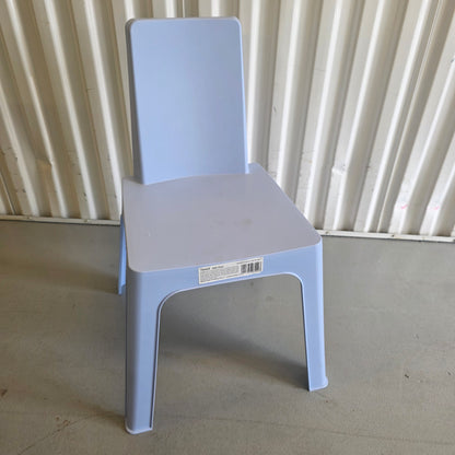 Set of 4 Resol Kids Chairs Dd Julieta by Joan Gaspar 009-09-7894 CWhimsical Blue