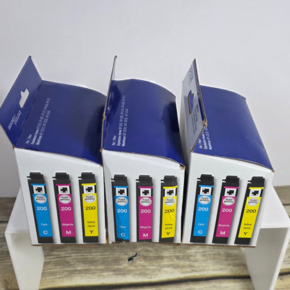 Set of 3 NIB New EPSON 200 Standard Capacity DuraBrite Ultra Ink Cartridge