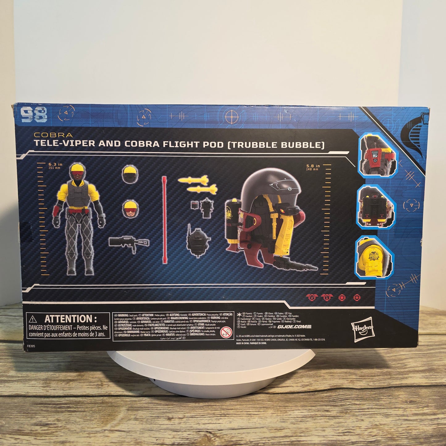NIB New GI Joe Cobra  Tele-Viper and Cobra Flight Pod Trubble Bubble