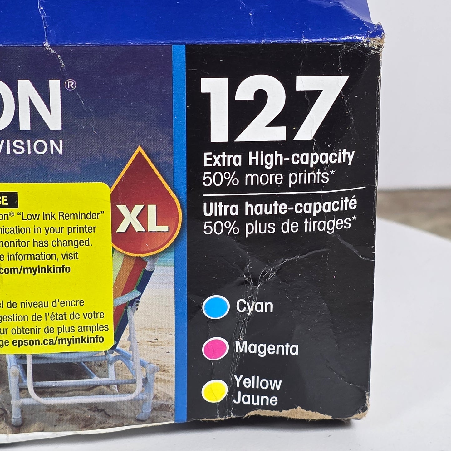 New Epson 127 Extra High Capacity Color Ink Cartridge XL