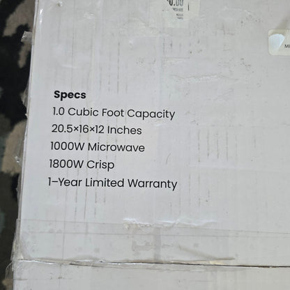 NIOB Chefman New MicroCrisp Microwave