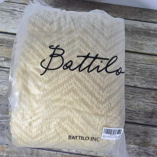 NIOP Bottilo Boon Knitted Blanket Yellow 60"x80"