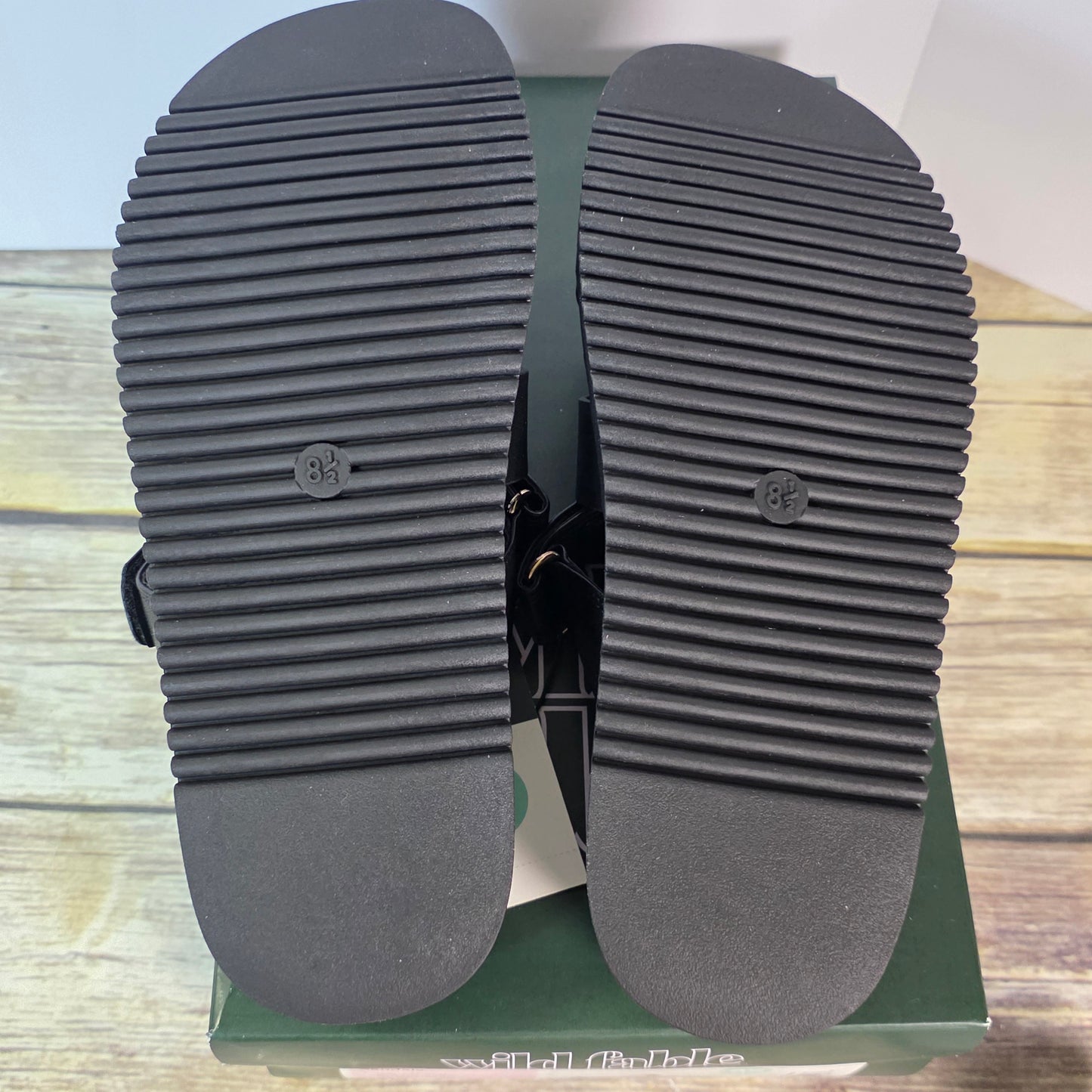 NIB New Wild Fable Haylee Sandals Black Womens 8 or 8.5