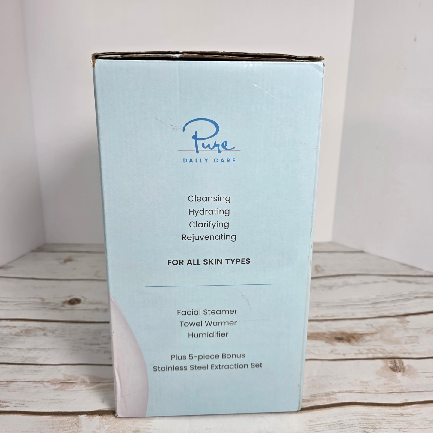 NIOB New Pure NANOSTEAMER  3-in-1 Ionic Facial Steamer Towel Warmer Humidifier PDC-4001