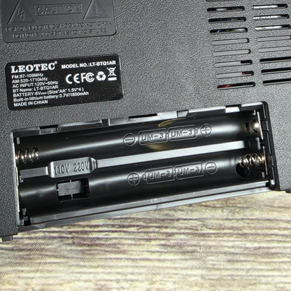 NIOB New LEOTEC AM/FM 2Band Radio LT-BTQ1AR