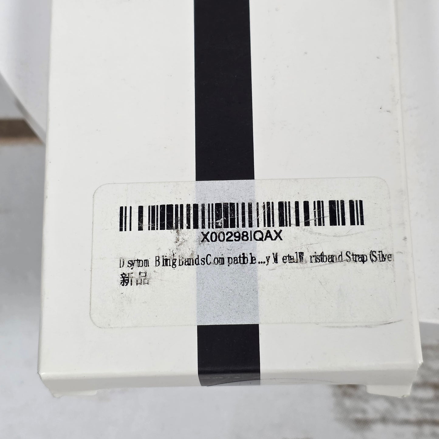 New Dystom Bling Bands Smart Watch Wristband Silver Metal